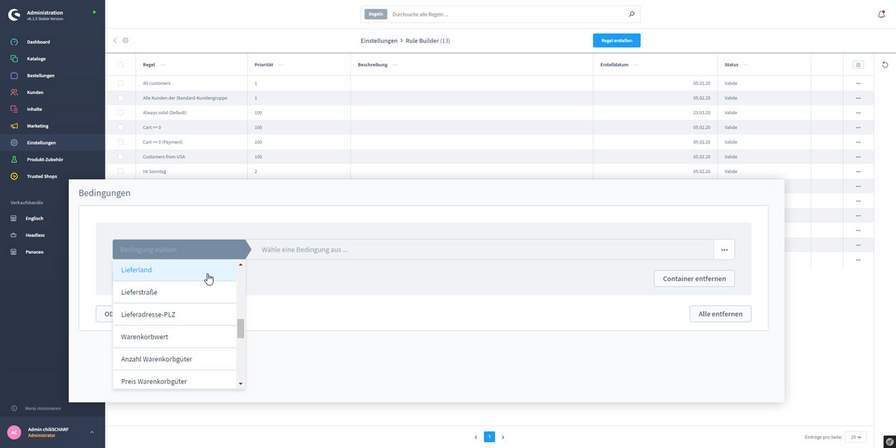 Schreibe Deine eigenen Regeln - Shopware 6 Schreibe Deine eigenen Regeln - Shopware 6