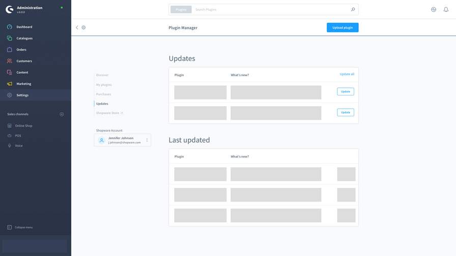 Shopware 6 Backend Shopware 6 Backend