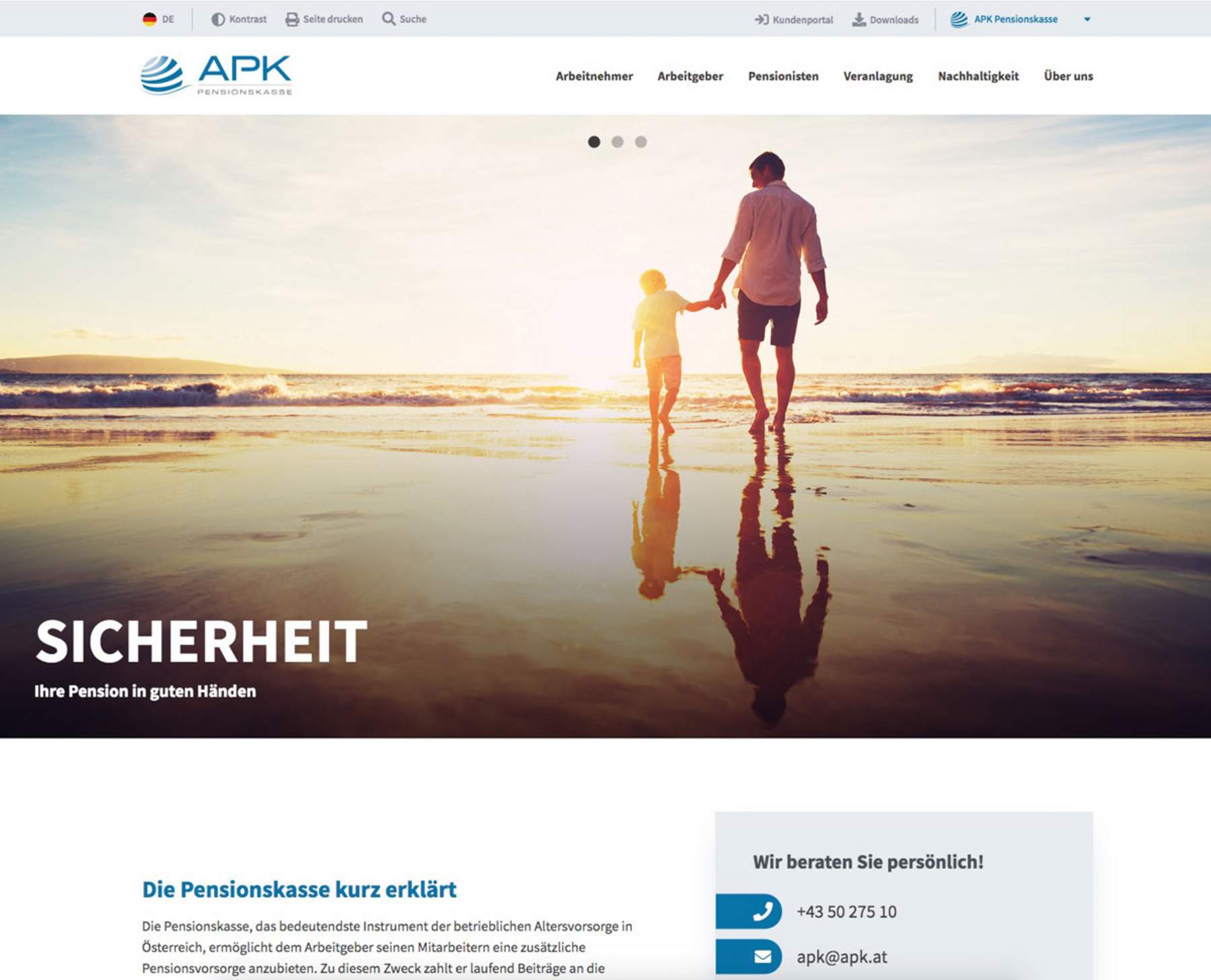 APK Pensionskasse AG APK Pensionskasse AG