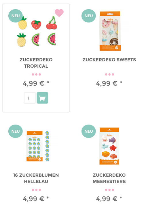 Onlineshop für Tortenwelt Onlineshop für Tortenwelt